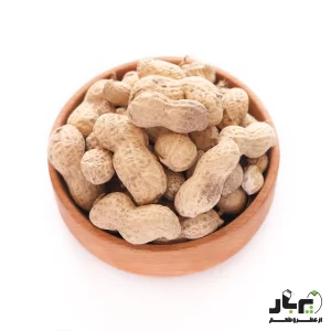 عکس بادام زمینی با پوست