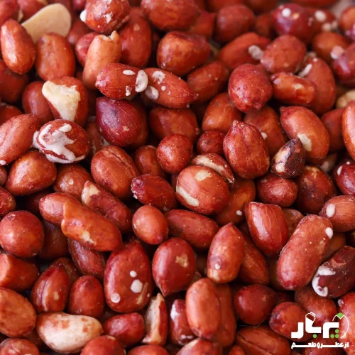 عکس بادام زمینی بدون پوست