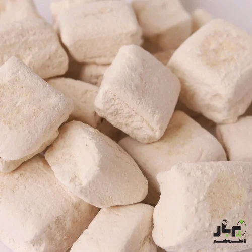 کشک گوسفندی سفید و شیرین بیان دار