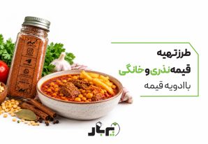طرز تهیه قیمه نذری و خانگی با ادویه قیمه